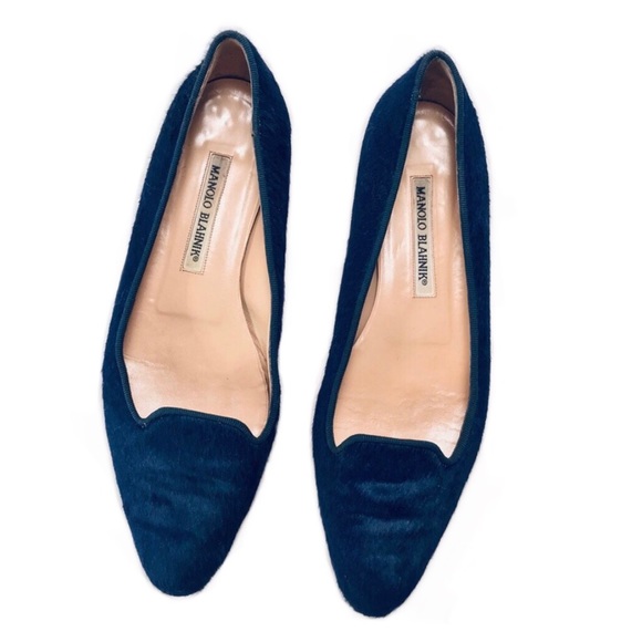 Manolo Blahnik Shoes - Manolo Blahnik Sharif Calf Hair Smoking Slipper